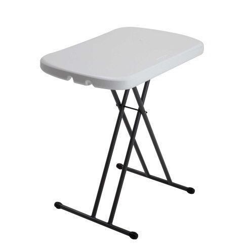 Adjustable personal clearance folding table