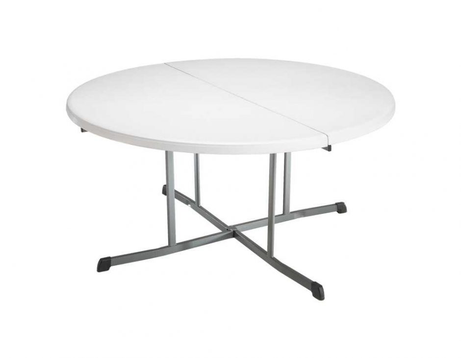 Lifetime 152 Cm Commercial Fold In Half Round Banquet Table