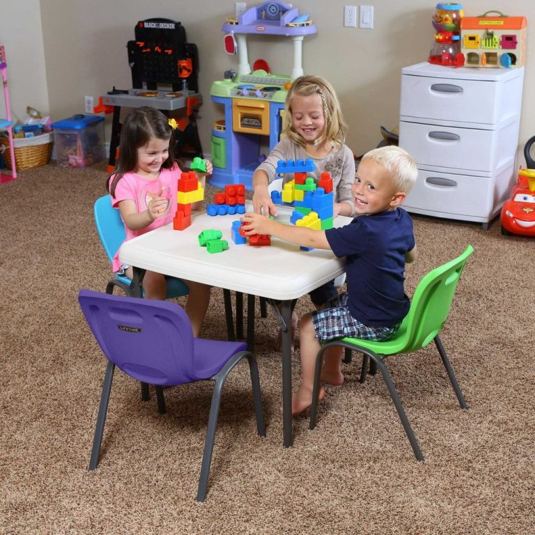 Lifetime Children’s Stacking Chair (Purple Color) Tablesandchairs.gr