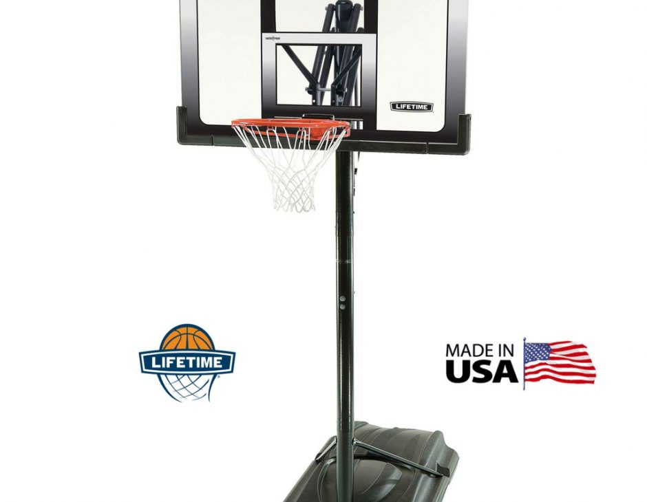 Lifetime 132 XL Pro SteelFramed Shatter Proof, Portable Basketball